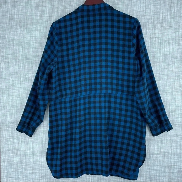 J Jill Long Sleeve Button Down Shirt size M petite 1525 - Picture 6 of 7